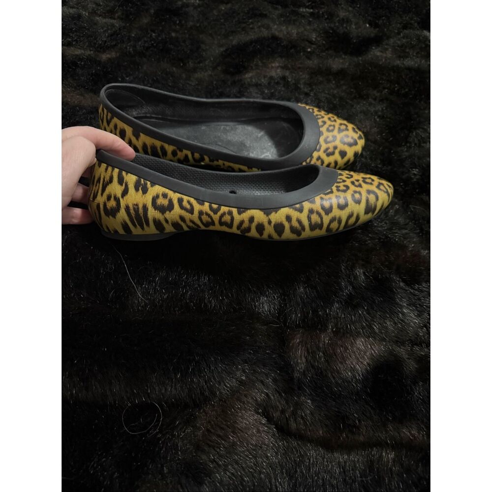 Crocs Lina Graphic Animal Leopard Print Ballet Flats Women's Size 7 Waterproof